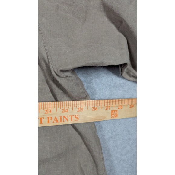 Bryn Walker Women Top Large 100% Linen Tunic Button Up Minimalist Lagenlook - Picture 12 of 14